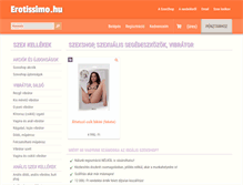 Tablet Screenshot of erotissimo.hu